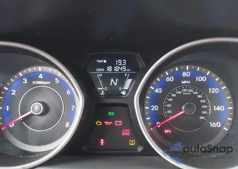 2013 Hyundai Elantra Gls from USA, damaged, VIN KMHDH4AEXDU798139